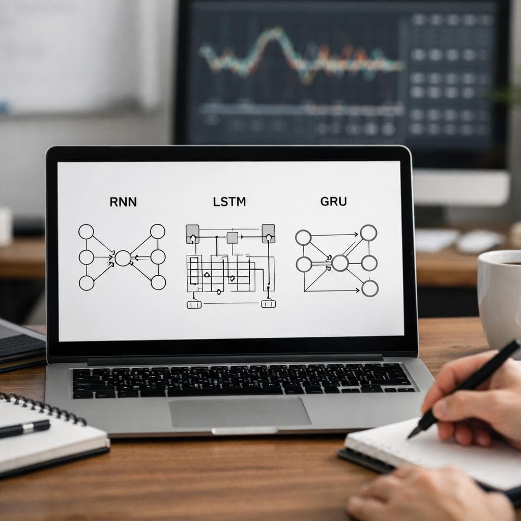 RNN LSTM i GRU w praktyce: szczegółowe porównanie sieci neuronowych do analizy sekwencji